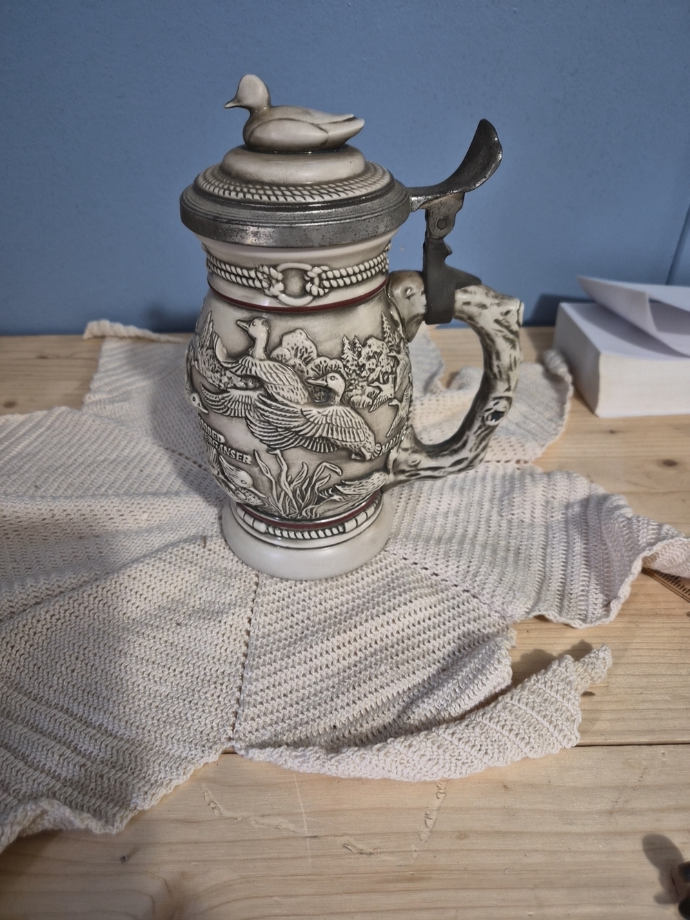 Vintage 1988 Ducks Of The American Wilderness Avon 9" Beer Stein ~  #232385